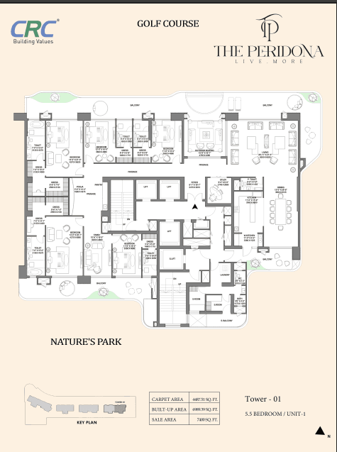 5 BHK Blueprint